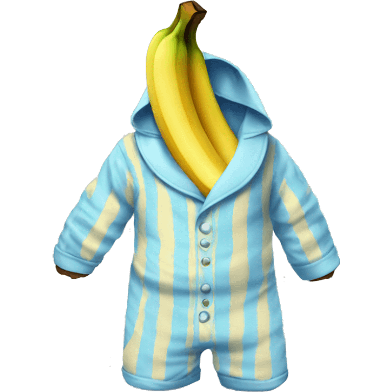 Banana in pajamas emoji