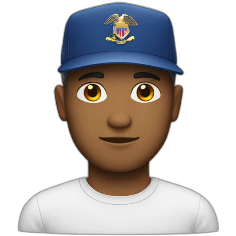 man with FBI cap emoji