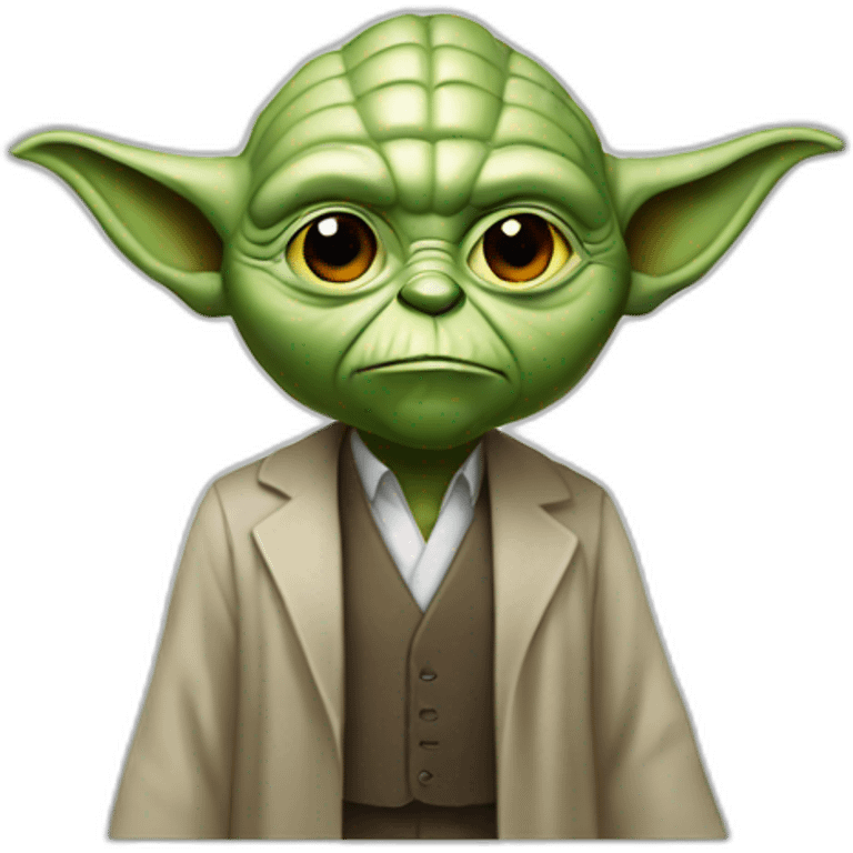 Businessman yoda emoji