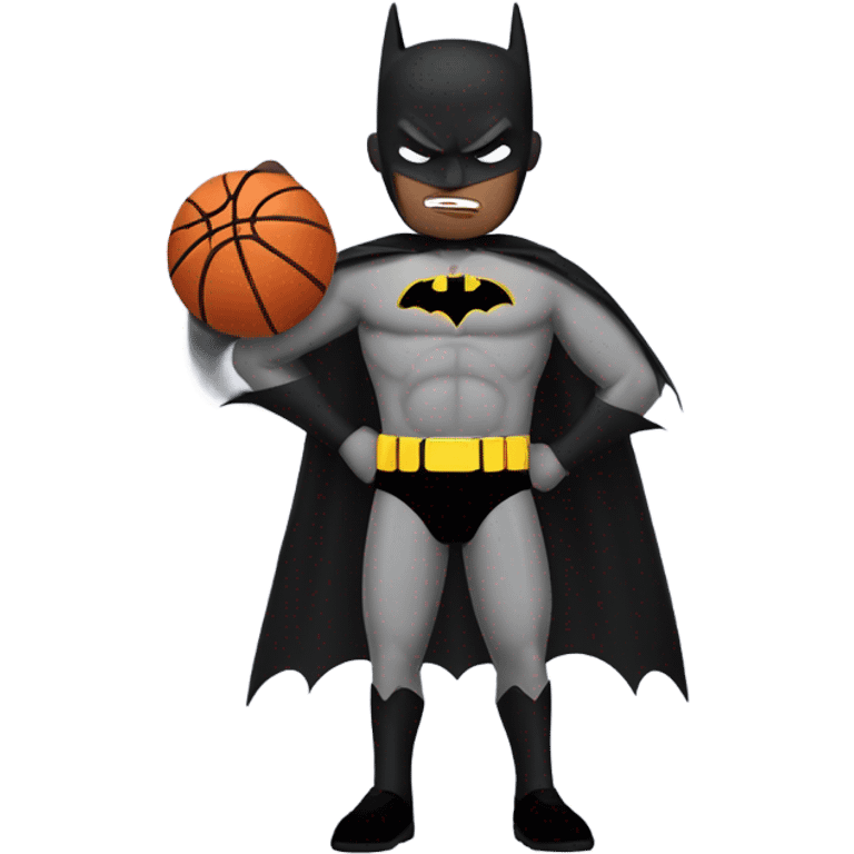 Batman playing basketball  emoji