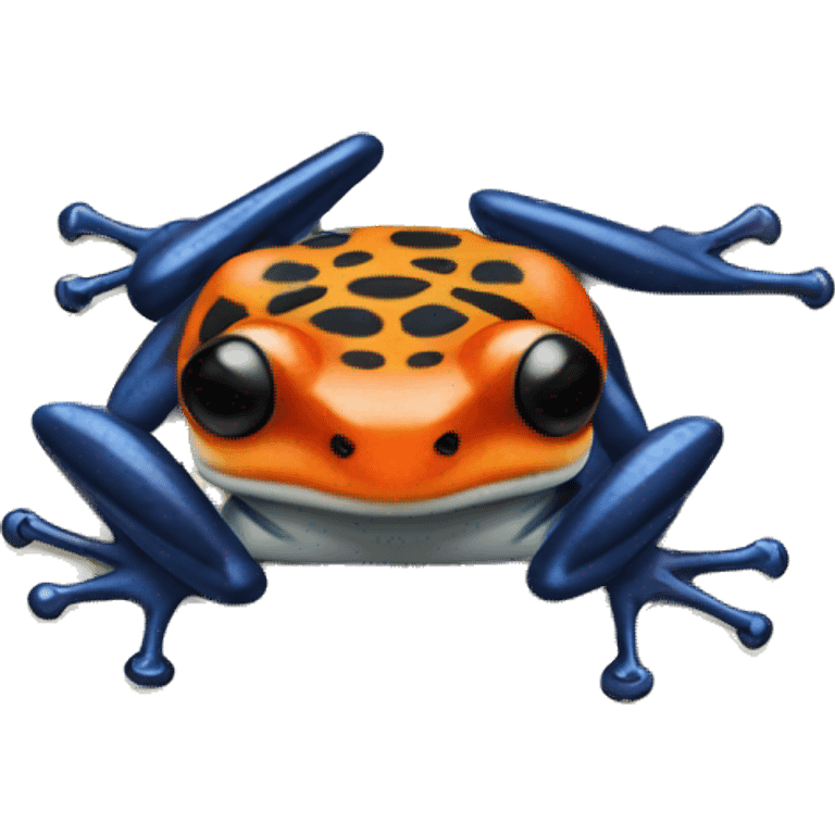 poison arrow frog top view emoji