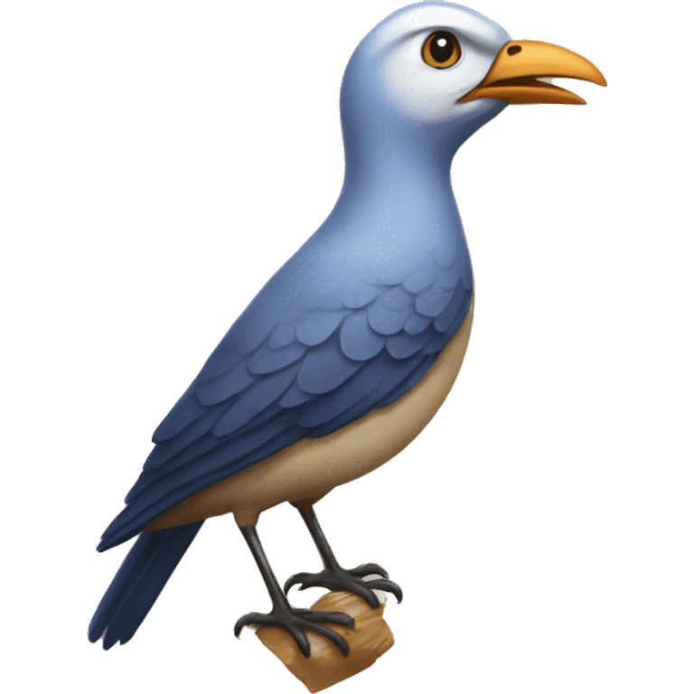 emblematic bird from reunion islnd emoji