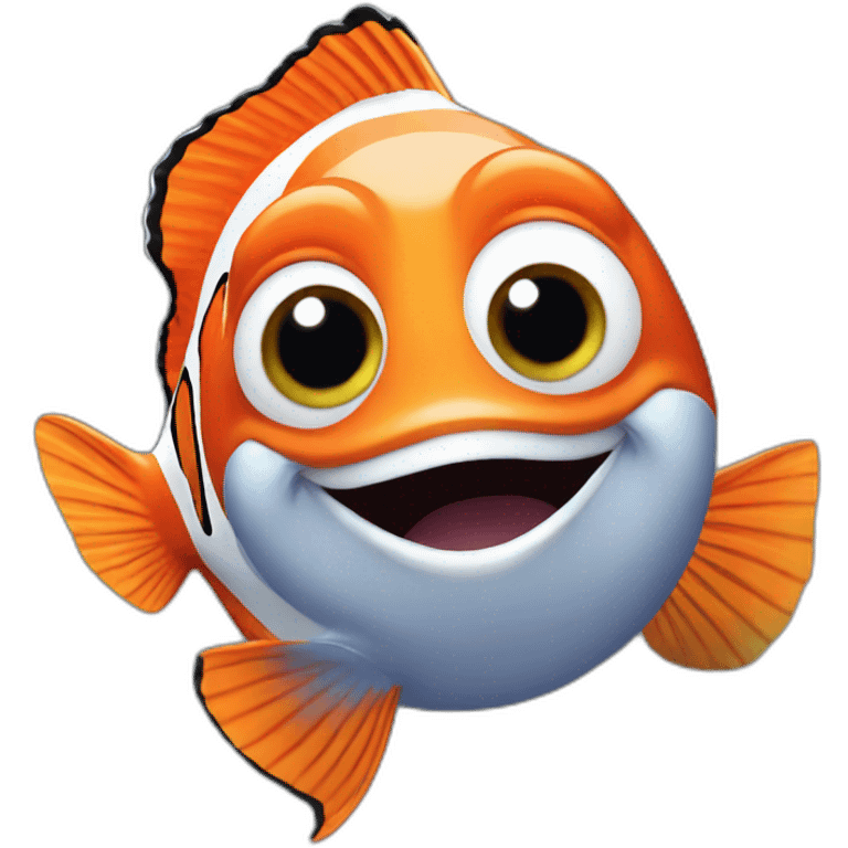 Fish like nemo emoji