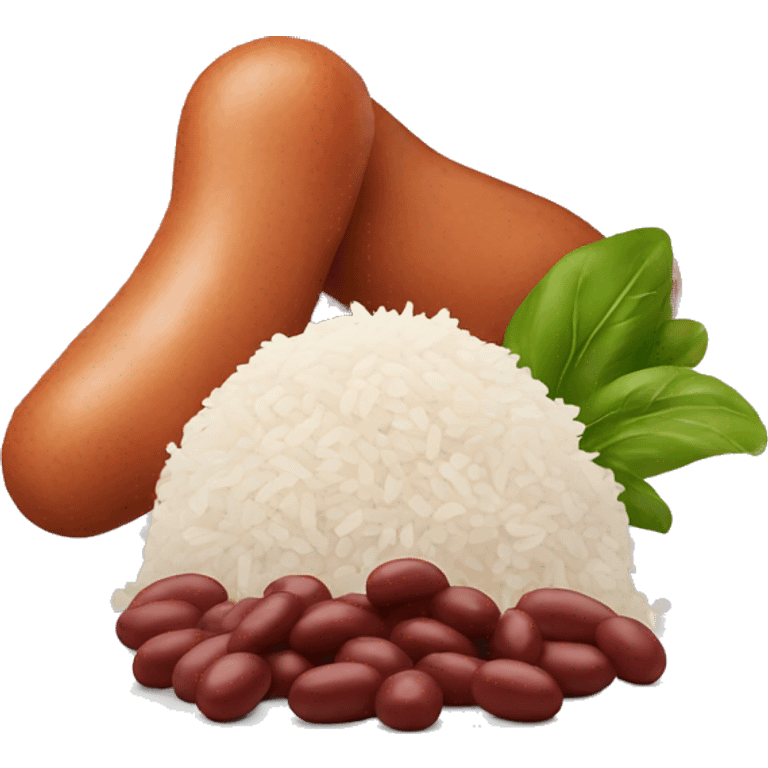 Red Beans and Rice with Chicken emoji