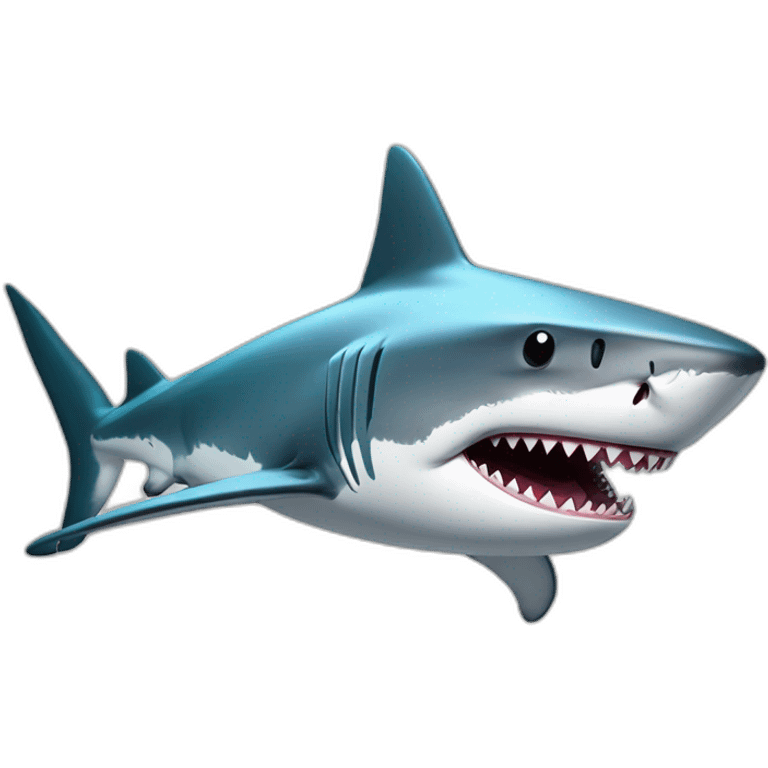 Ricardo milis shark in glass emoji