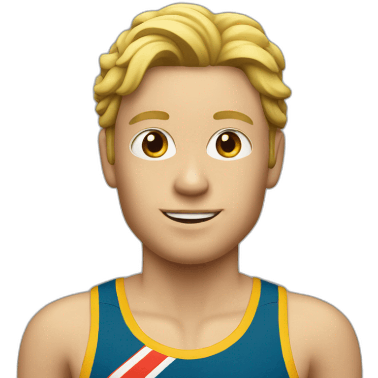 Zwemmende triatleet emoji