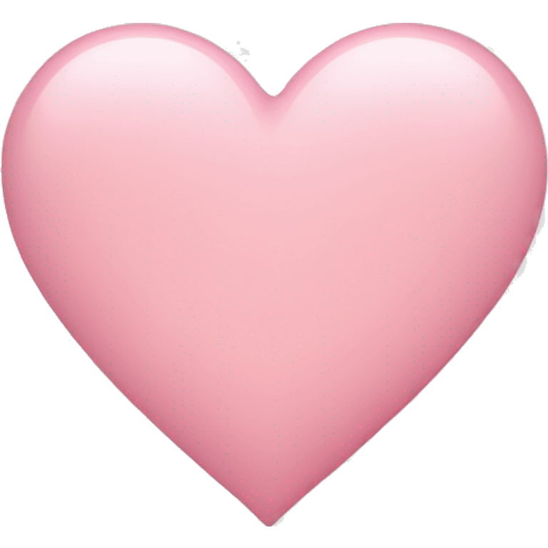 Light pink heart emoji