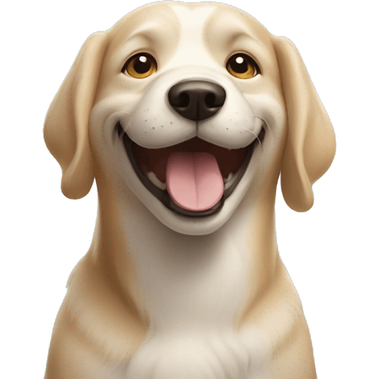 happy smiley dog emoji