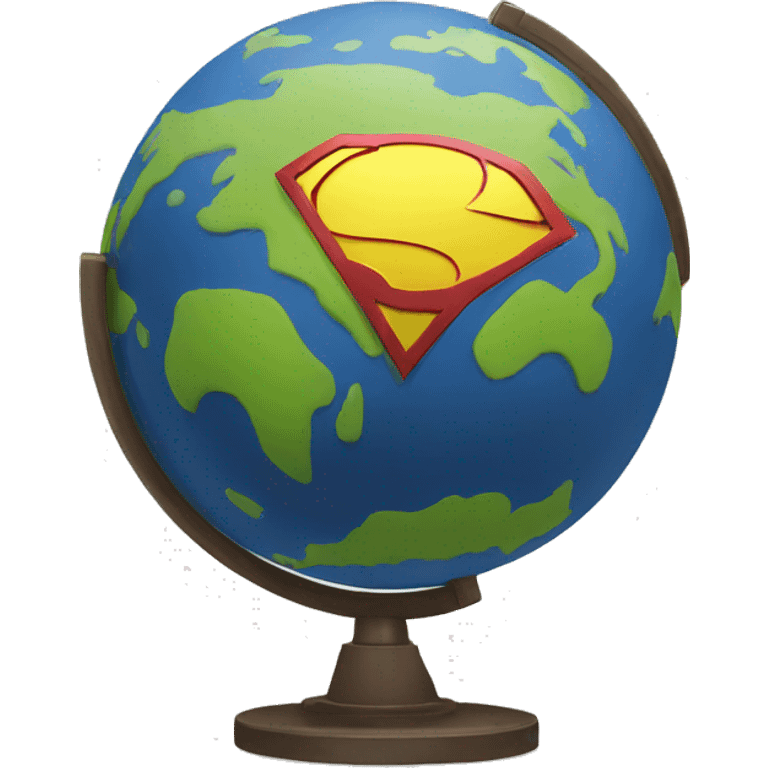 super hero globe emoji