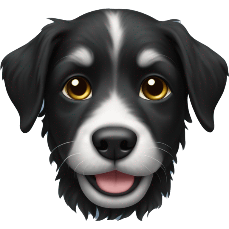 Black Havaneser dog puppy  emoji