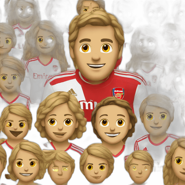 Arsenal FC emojis with Adidas in all feelings emoji