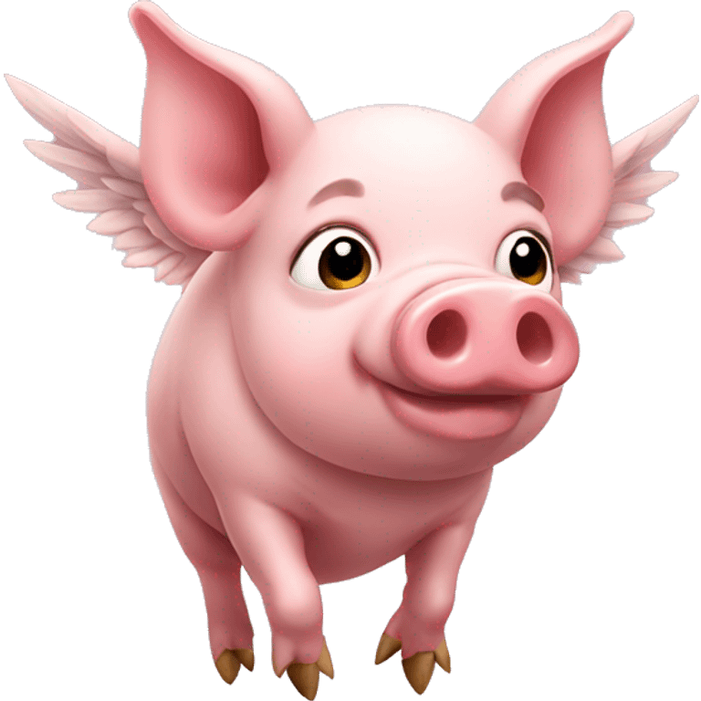 pig with wings emoji