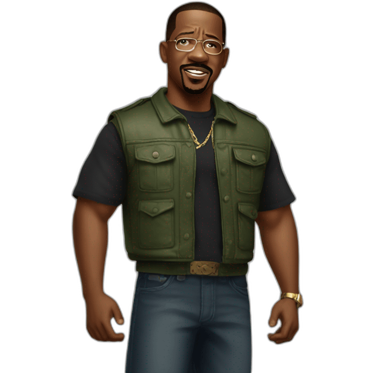 Martin Lawrence from movie bad boys emoji