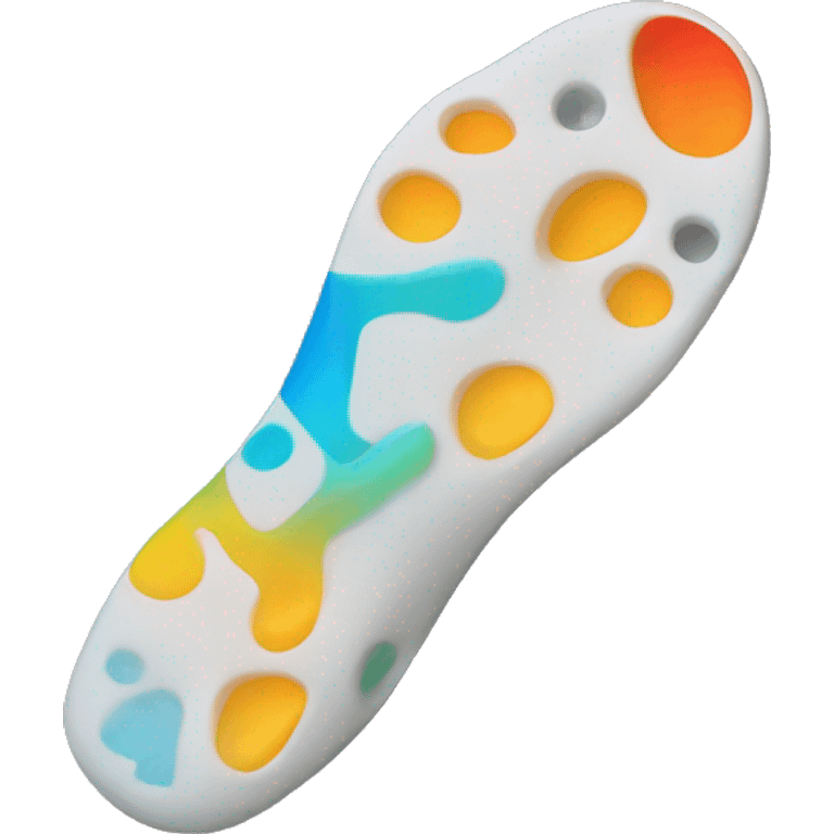 colorful 3dprinted orthotic emoji