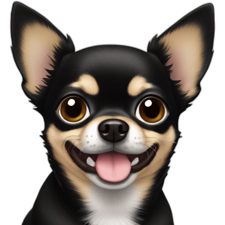 black chihuahua emoji