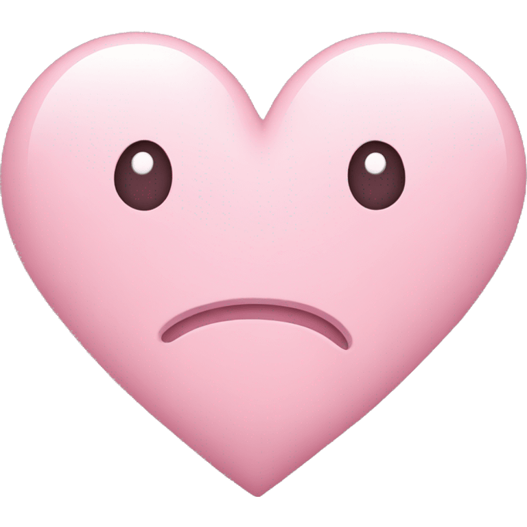 Light pink heart emoji