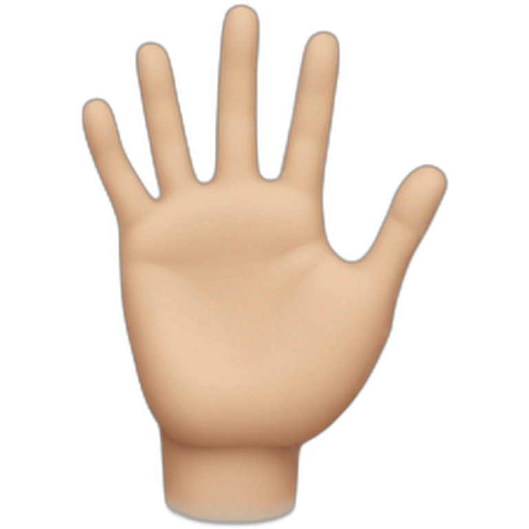 a Hand  emoji