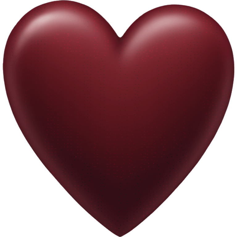 Dark red heart emoji