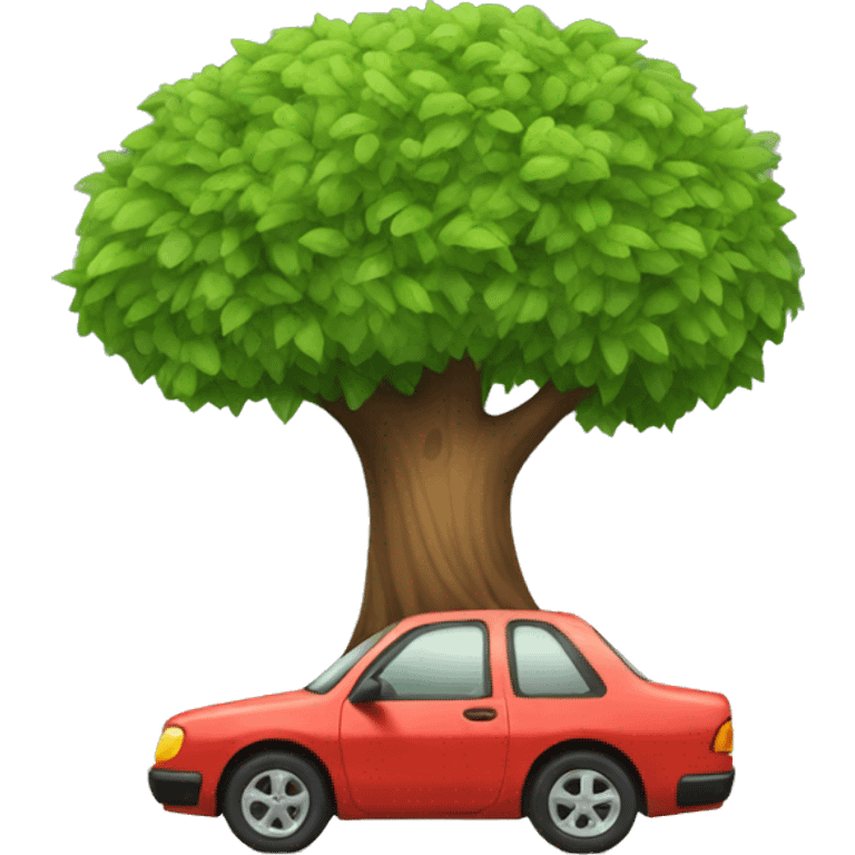 Tree car emoji