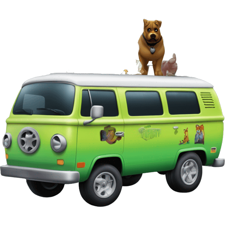 Tonka Toys Darth Vader’s and Scooby Doo’s, Velma, Shaggy, Daphne, and Fred’s mystery machine ghost hunters van emoji