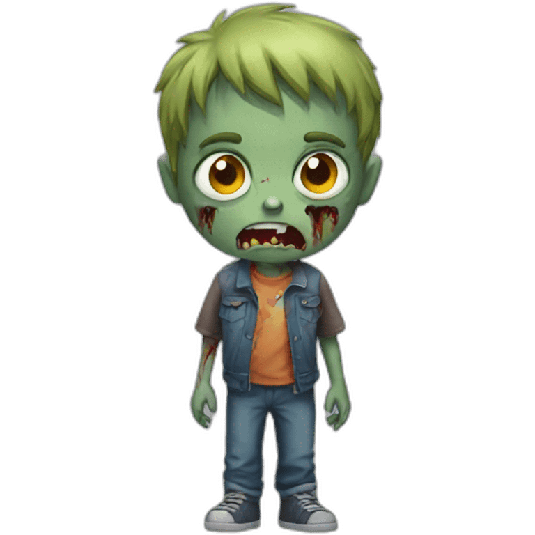 Zombie kid emoji