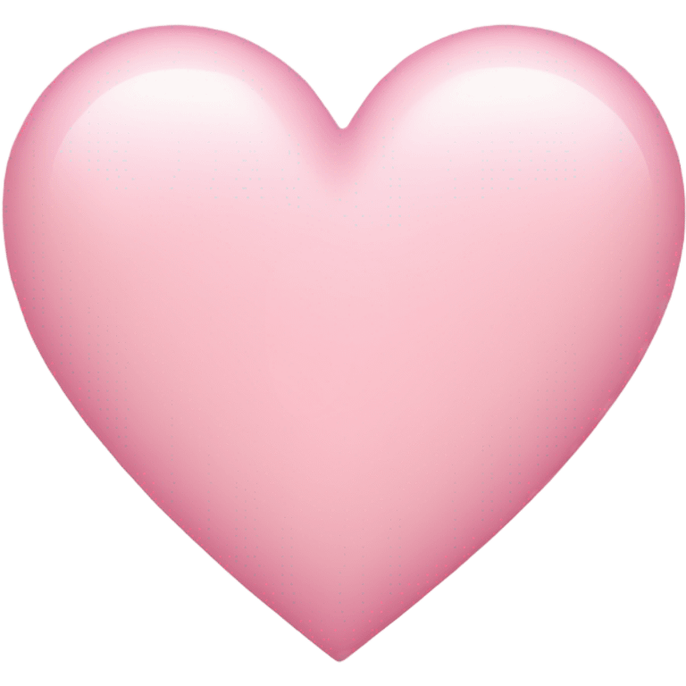 Light pink heart emoji