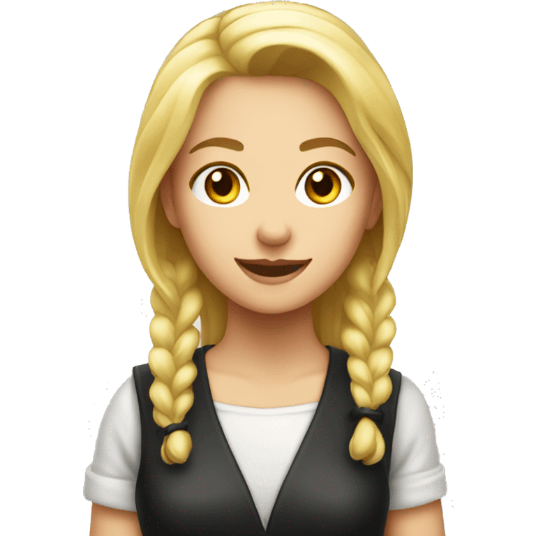 Barmaid blond Girl emoji