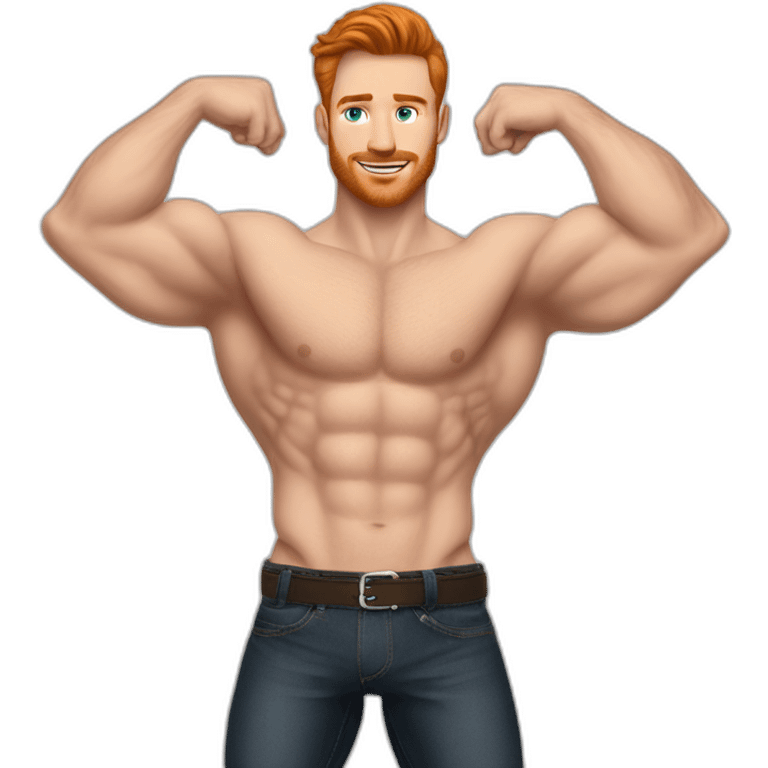 sexy-fit-pose-gingerbrunette-caucasian-gayharness-man emoji