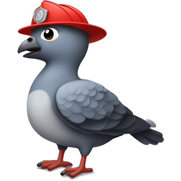 fireman pigeon emoji