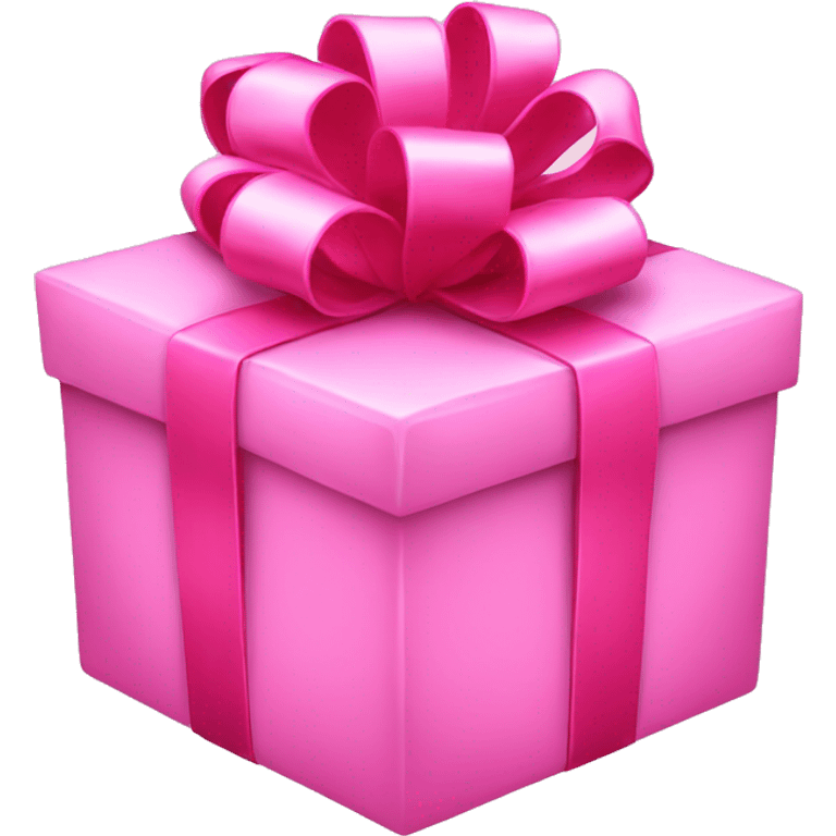 pink gift emoji