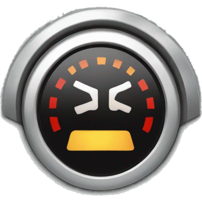 check engine light on a dashboard emoji