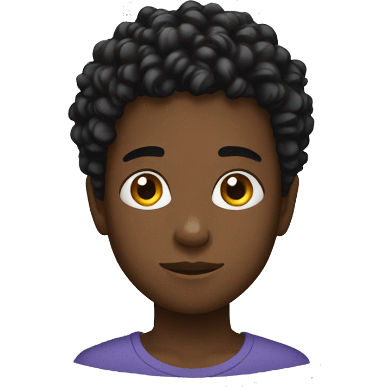 Black Boy with locks emoji