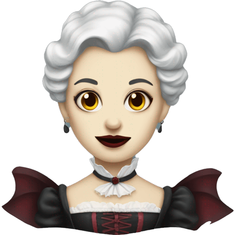 victorian lady vampire emoji