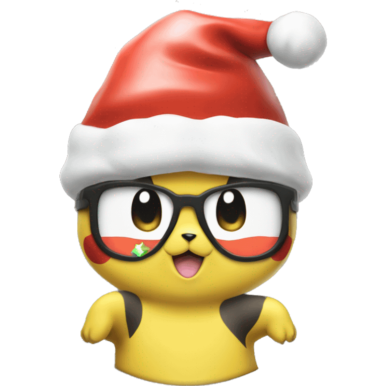 santaclaus pikachu coin emoji