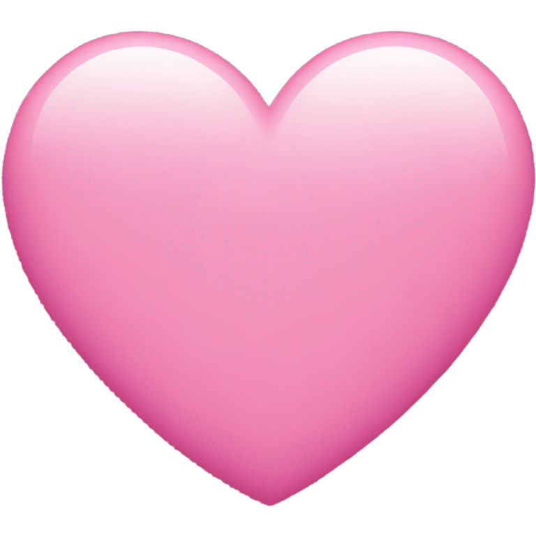 ￼Pink heart  emoji