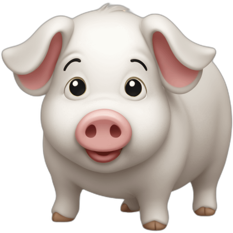 cochon d'inde sur chat emoji