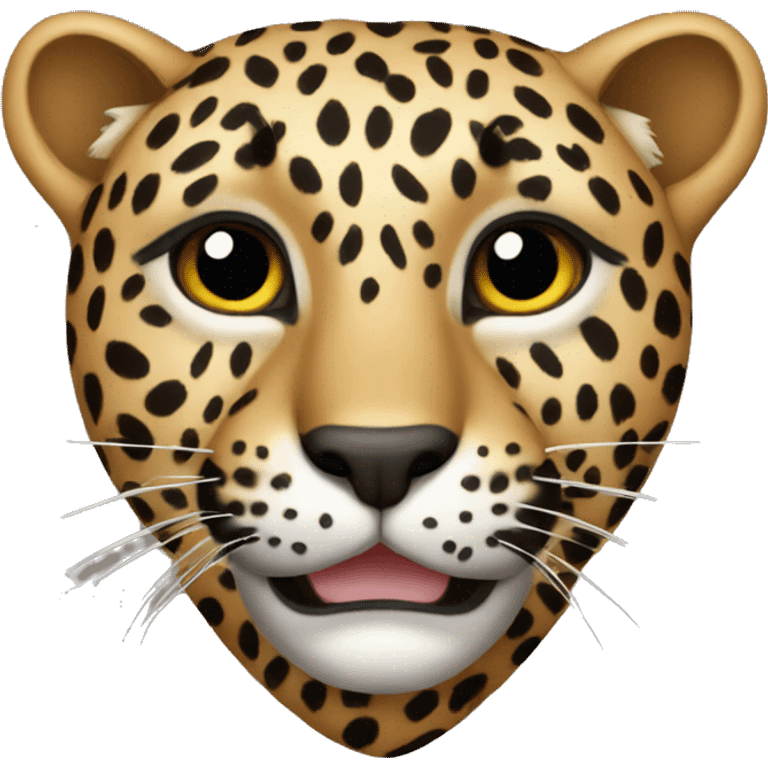 leopard heart emoji