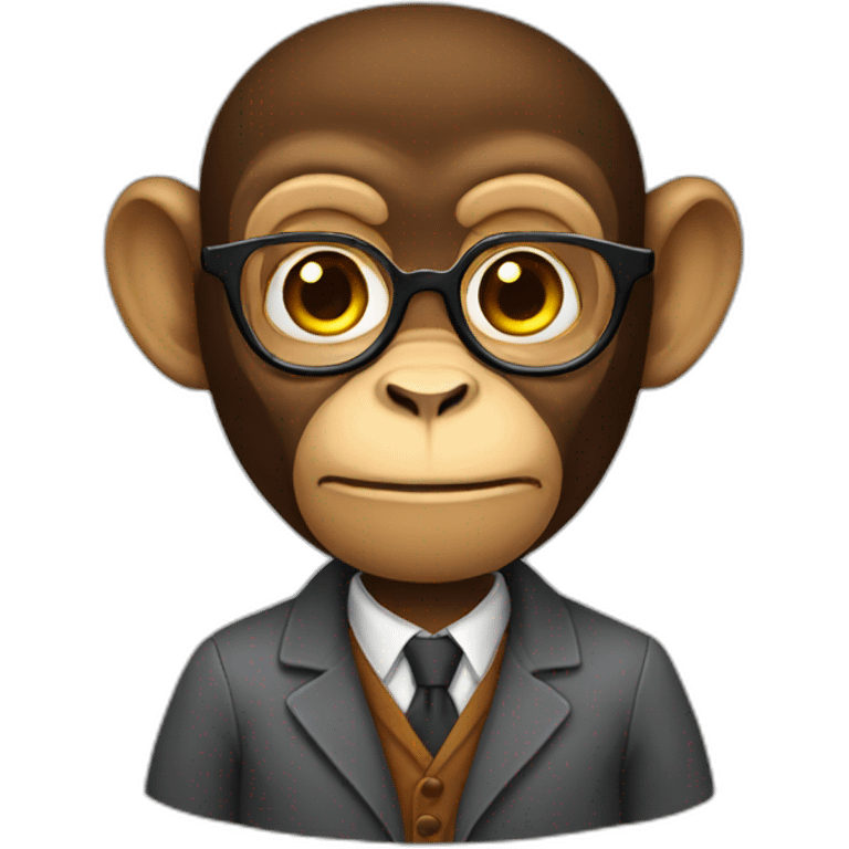 professor monkey emoji