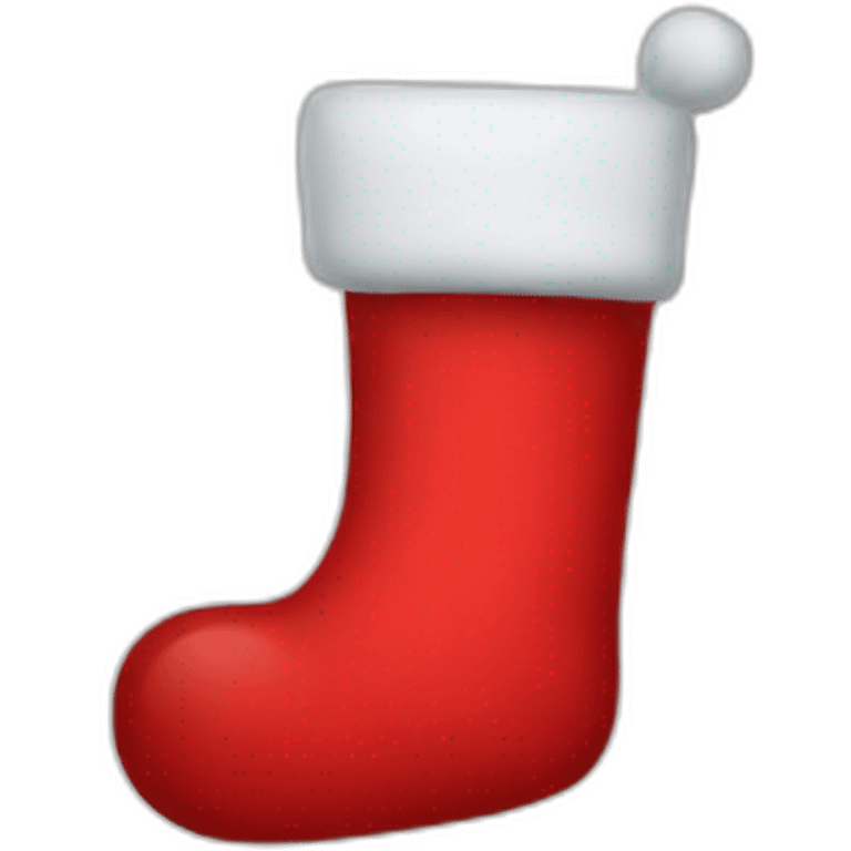 Christmas stocking red emoji