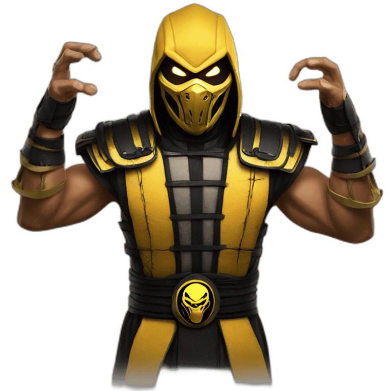 Mortal Kombat scorpion emoji