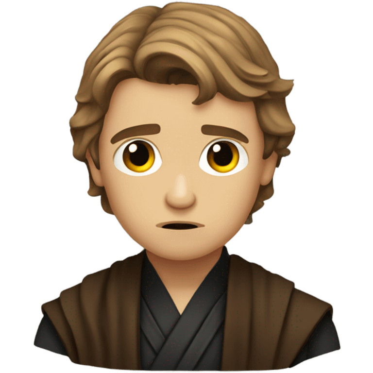 Starwars, Anakin Skywalker, sad emoji