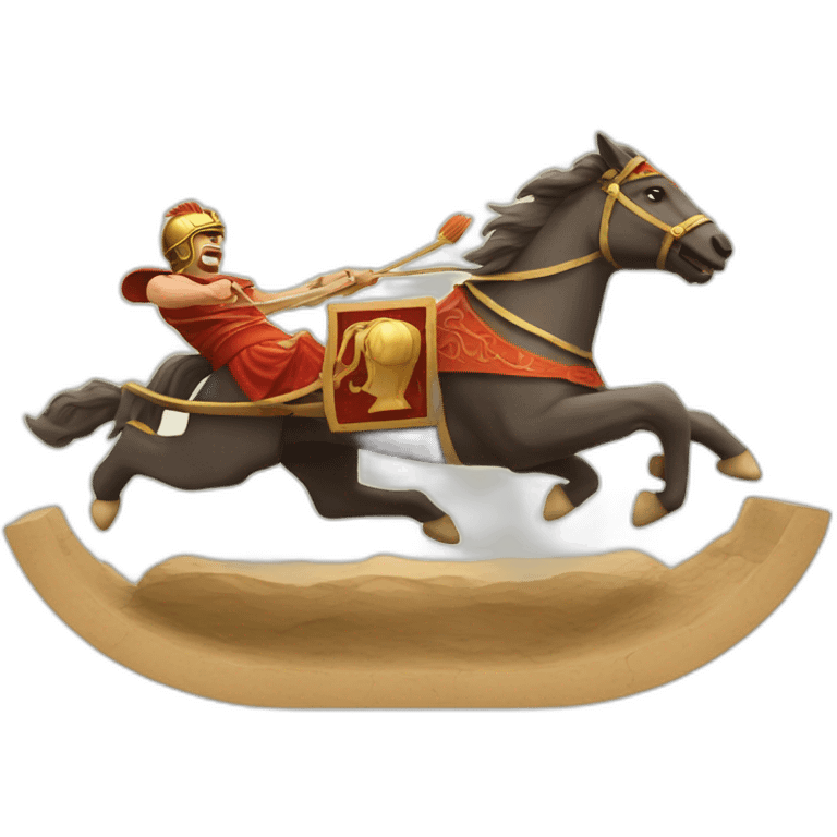 roman chariot racing emoji