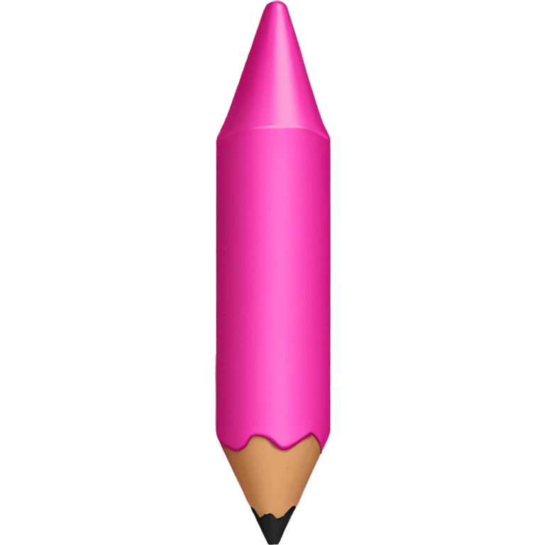 pink crayola crayon emoji