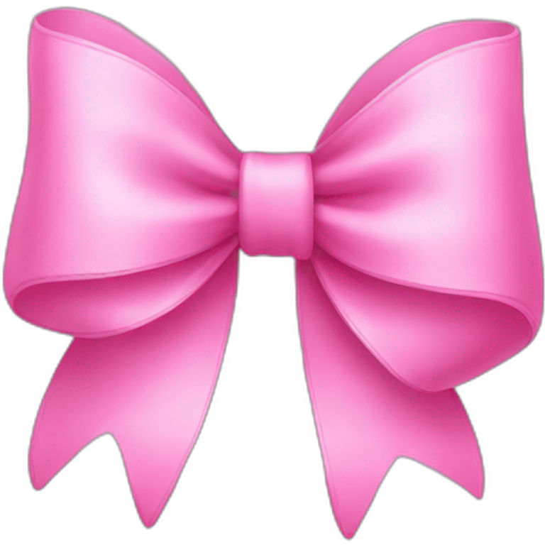 Pink bow emoji