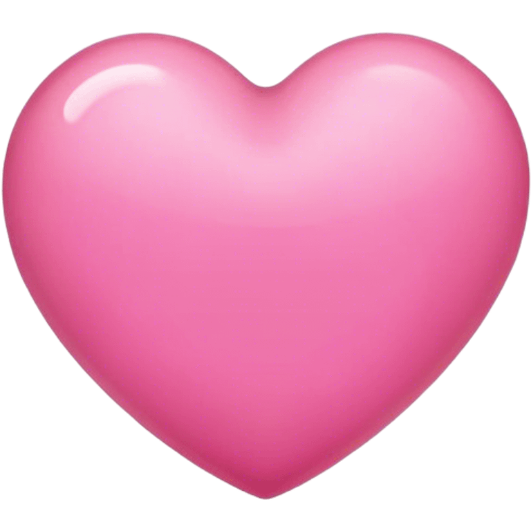 Corazón rosa pastel  emoji