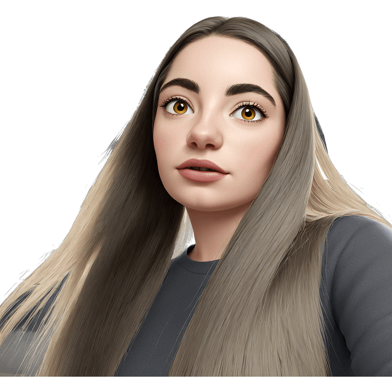 realistic portrait of a girl emoji