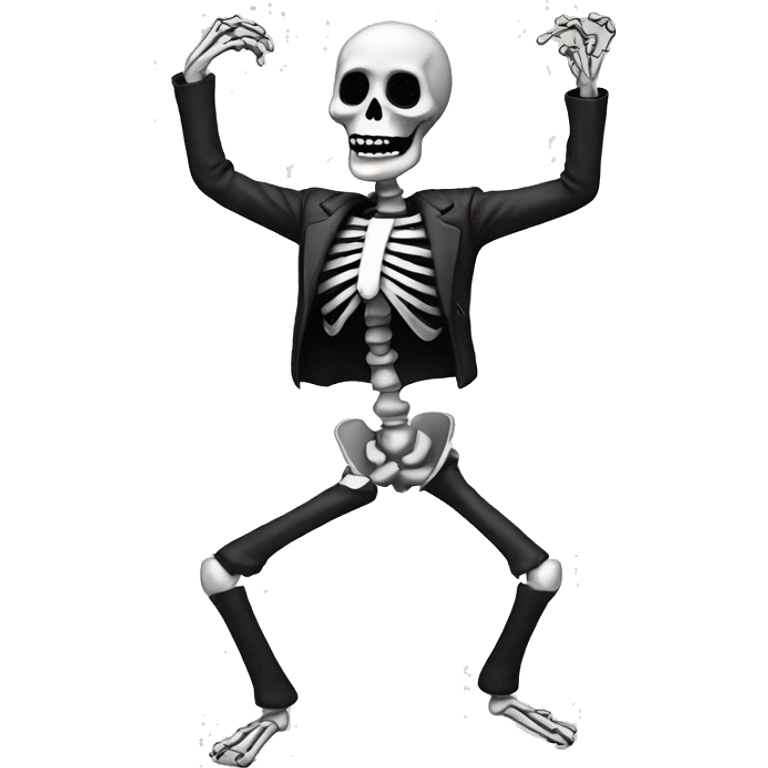 dancing skeleton emoji