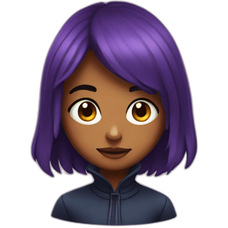 Dark Madeline from celeste emoji