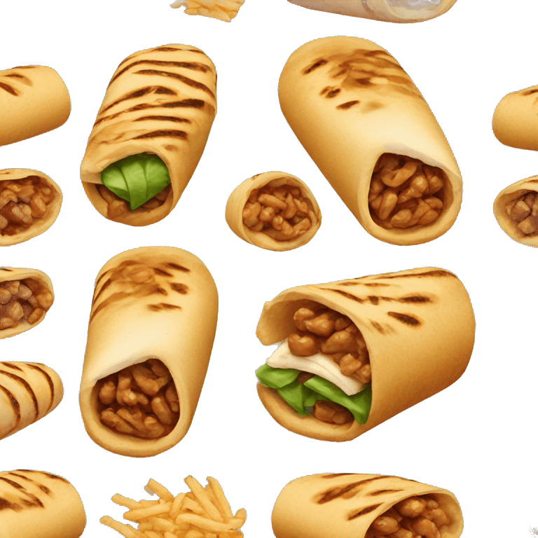 Shawarma with antibiotics emoji