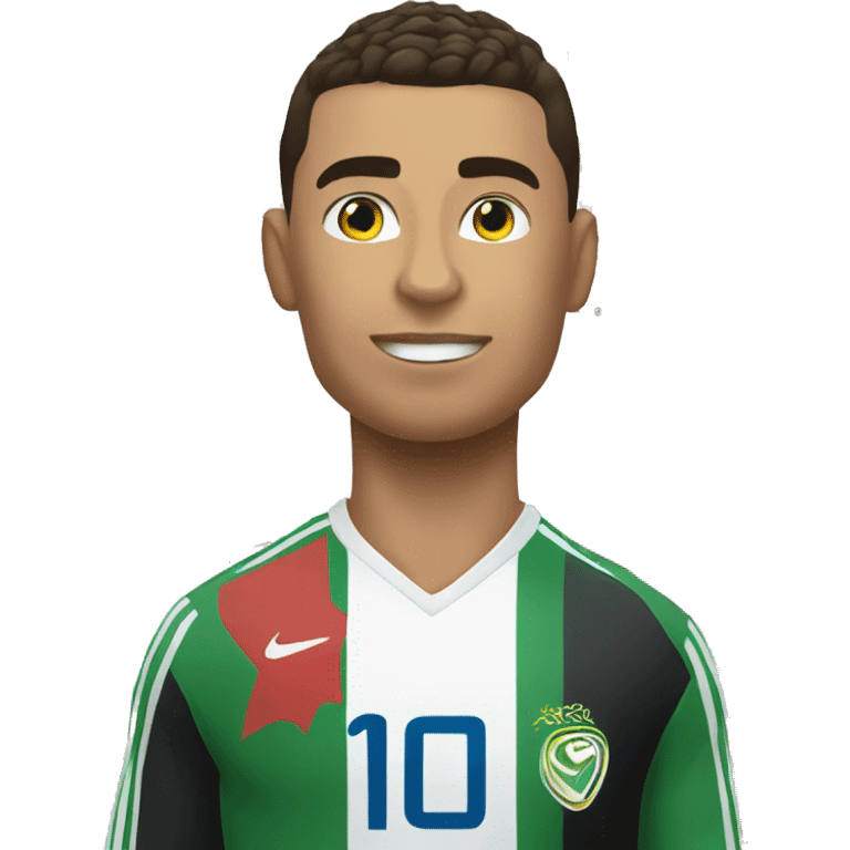 ronaldo with Worldcup  emoji